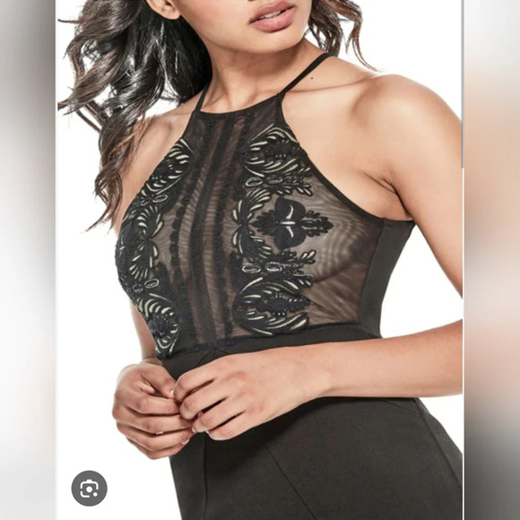 Guess Black Dress  New With Tags Large - Picture 2 of 11